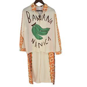 Nice To Meet You Banana Nanica Resort Wear Vacation 2 Pc Med